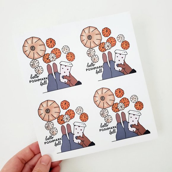 LB032.1 Custom Poshmark Sticker Handmade Shipping Supplies [Price Firm] - Picture 5 of 8